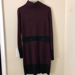NWOT Maroon Sweater Dress